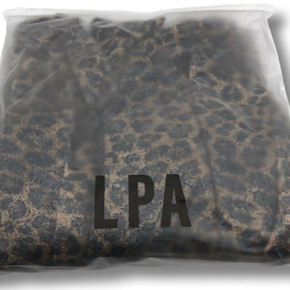 New With Tags LPA Marissa Sequin Dress, Leopard, Size Small - Picture 5 of 5